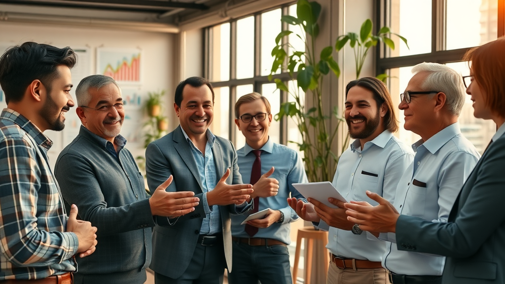 Multicultural investors consult immigration expert for investor visa guidance