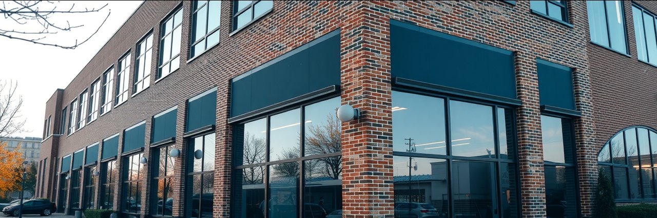 Modern office building, ideal setting for investor visa guidance services.